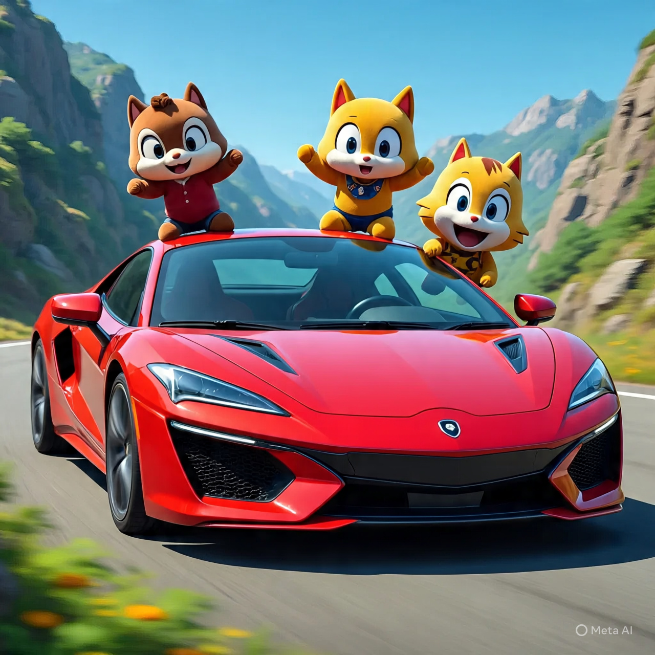 Car Stunt Chipi Chipi Chapa Chapa Cat